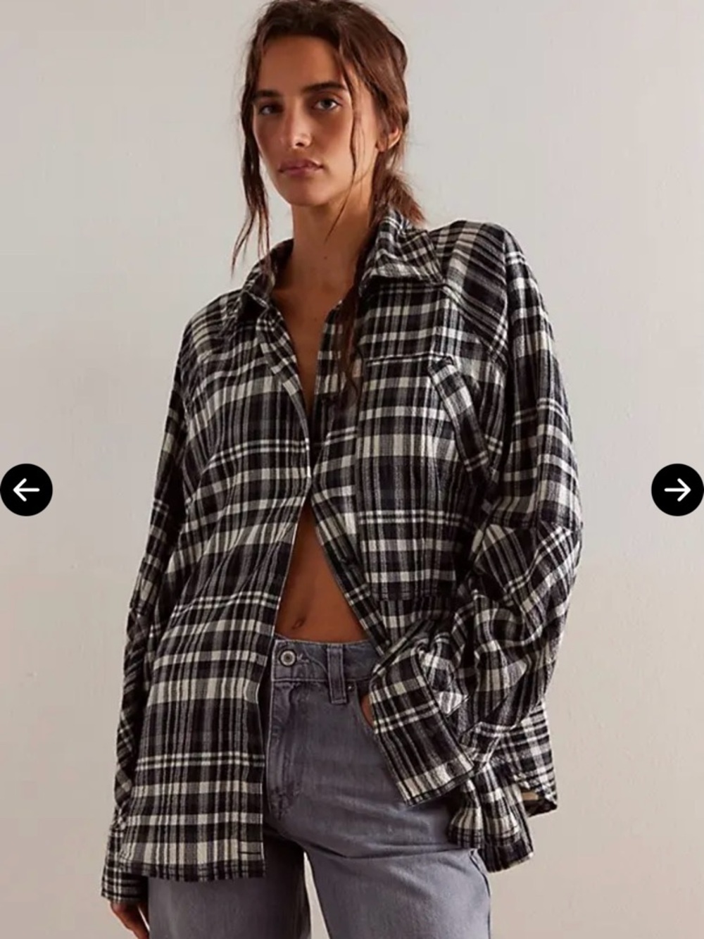 We The Free Indigo Skies Plaid Shirt